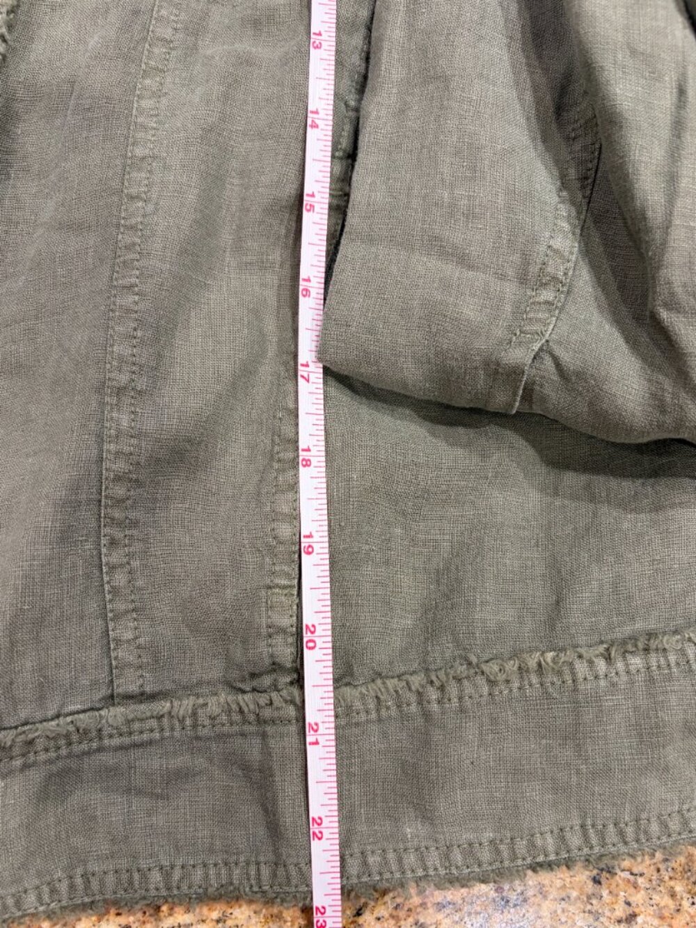 NWT Tommy Bahama Two Palm Raw Edge Point Collar Jacket Large Linen Travel NEW - Picture 6 of 7